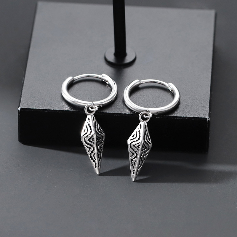 Men'S Accessories Drop Shipping - Boucles d'oreilles en argent Sterling 925