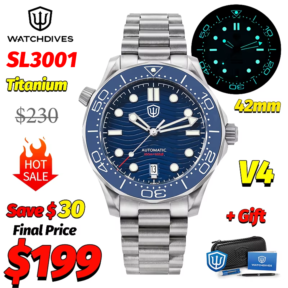 Men Accessories Jewelry - Watchdives WD007 V4 NTTD montre mécanique