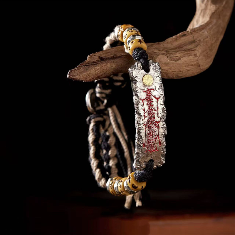 Men Accessories Ethnic - Bracelet en corde tressée de style