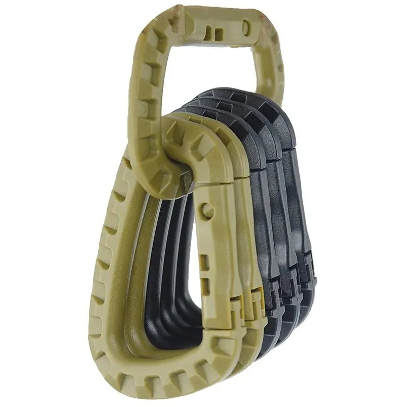 Keychain Multi Tool - Ensemble de mousquetons tactiques en plastique