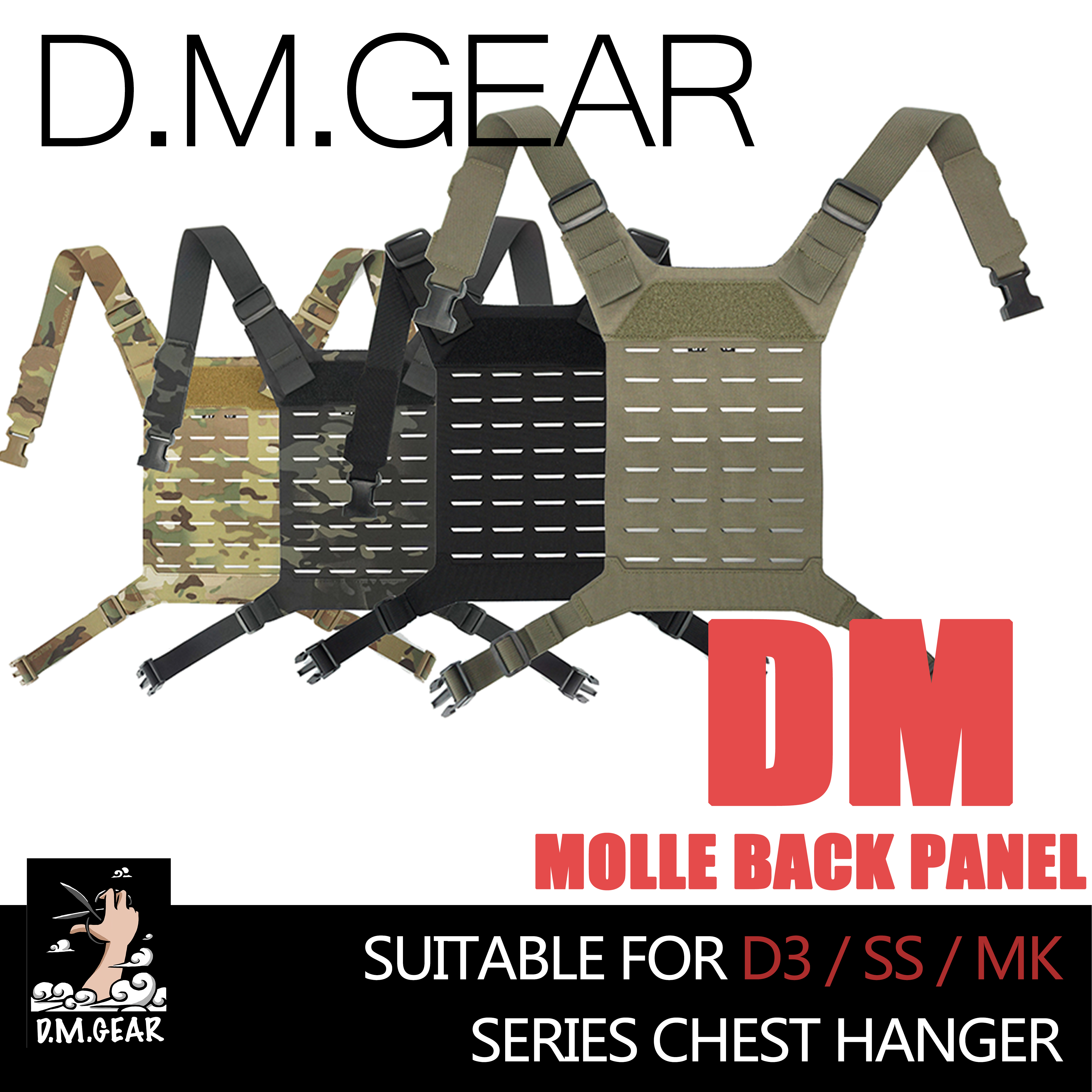Men Accessories Mk - DMGear-Fond de panier Molle, D3 SS