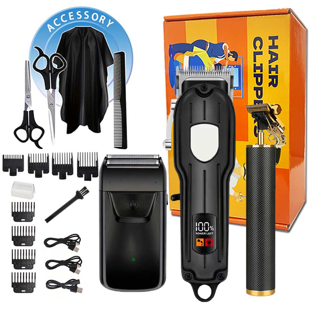 Men'S Accessories Display - Tondeuse à cheveux professionnelle avec écran