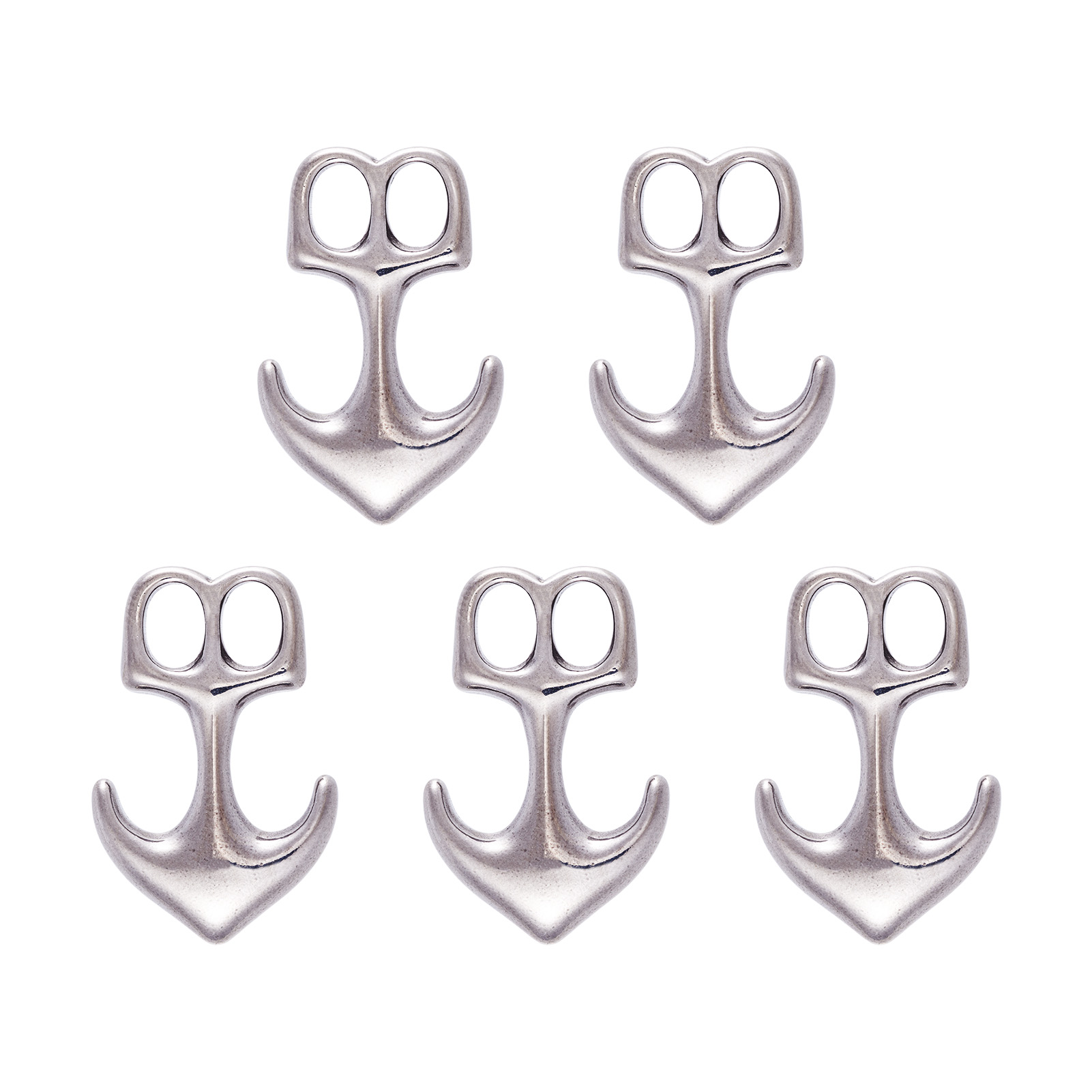 Men Accessories Style - Lot de 5 fermoirs crochets ancre