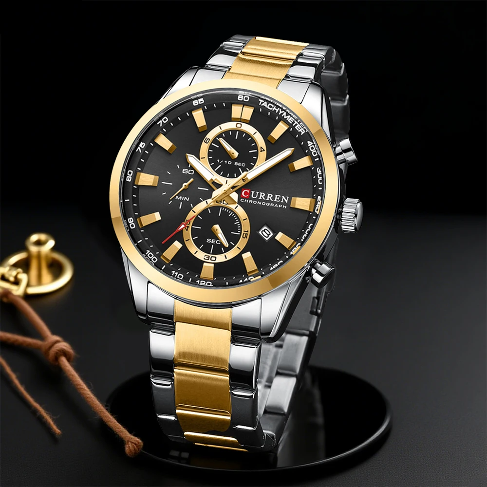 Men Accessories Jewelry - CURREN Casual Quartz Chrono Sport Montres