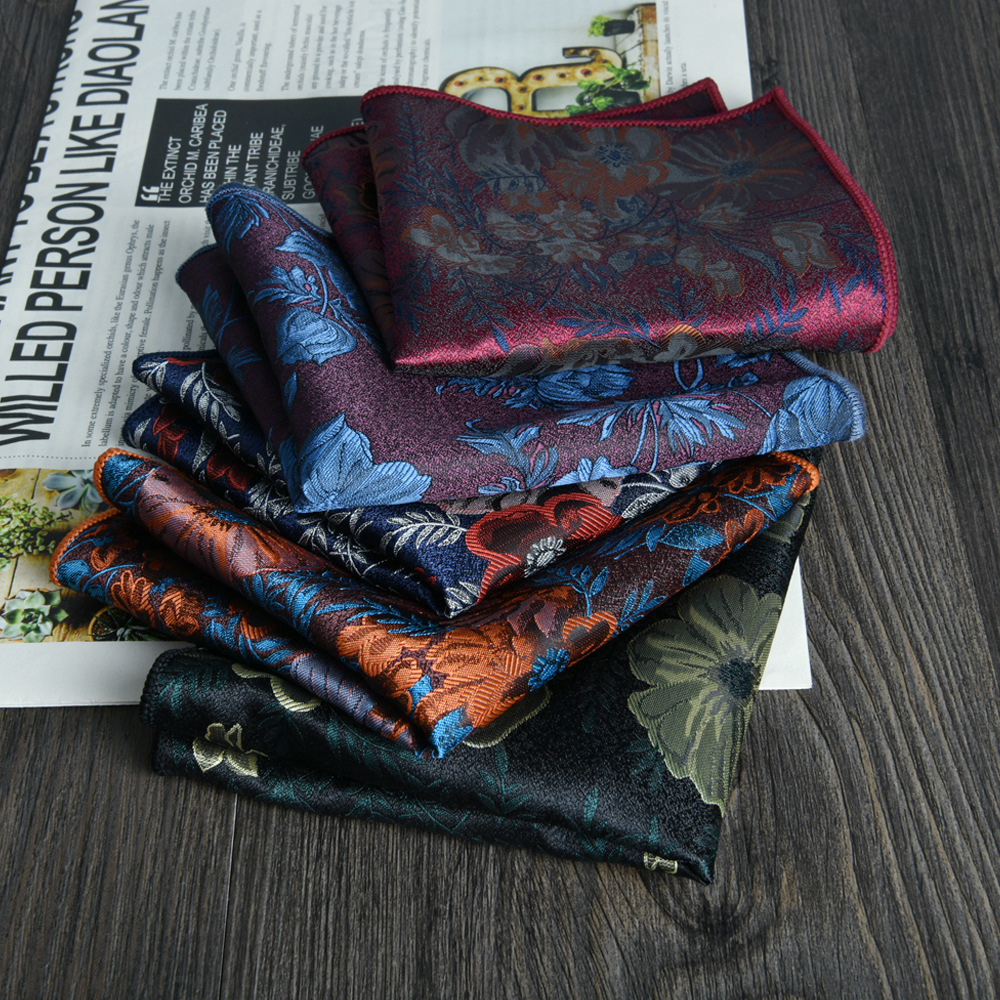Men'S Accessories Office - Pochette de costume en coton jacquard