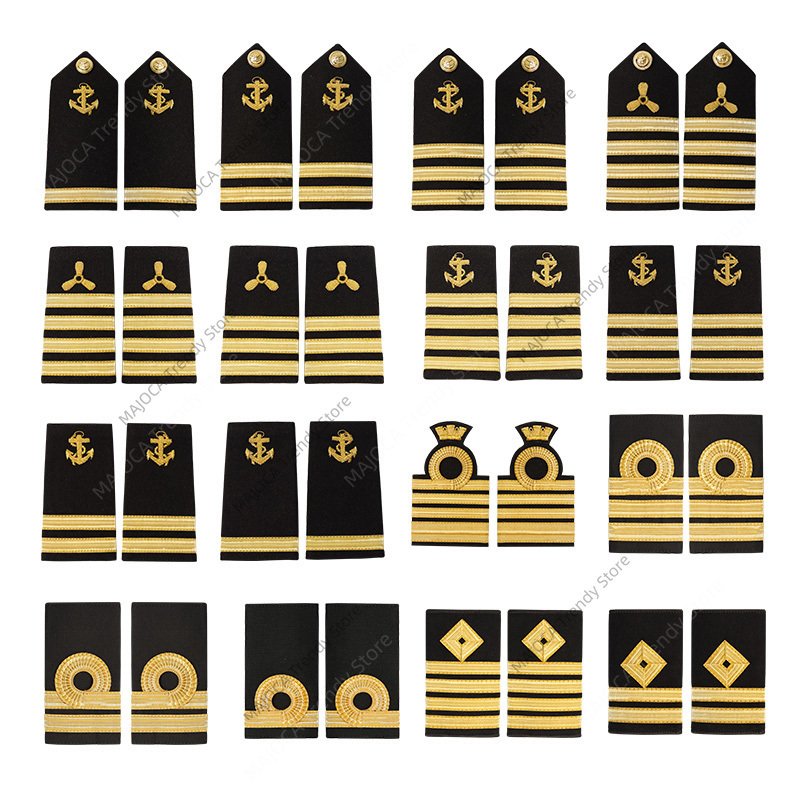 Men'S Accessories Office - Marin Skipper capitaine épaulettes épaulette marque