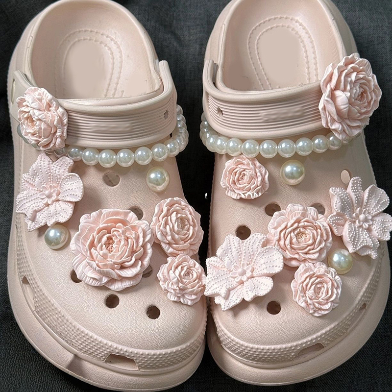 Men Accessories Bouquet - Breloques pour chaussures, trous, mode d'été,