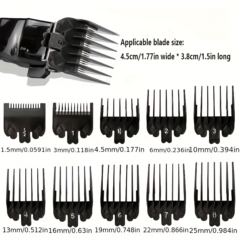 Men Accessories Guide - Peigne limite de tondeuse à cheveux