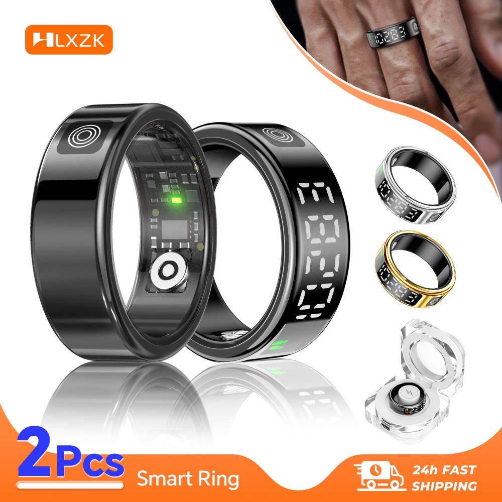 Men'S Accessories Display - 2 ensembles d'anneaux intelligents Bluetooth avec