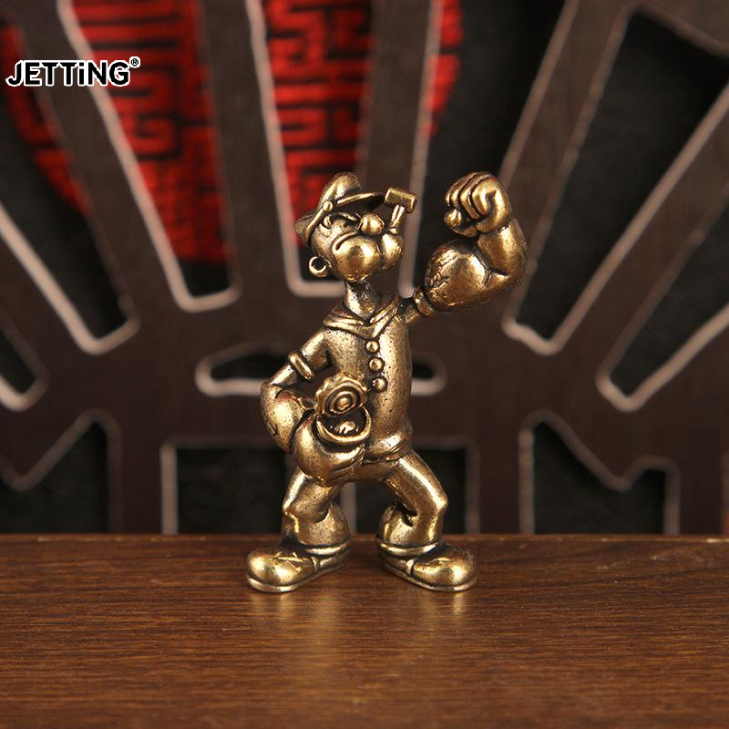 Men'S Accessories Office - Figurine Popeye le marin en laiton,