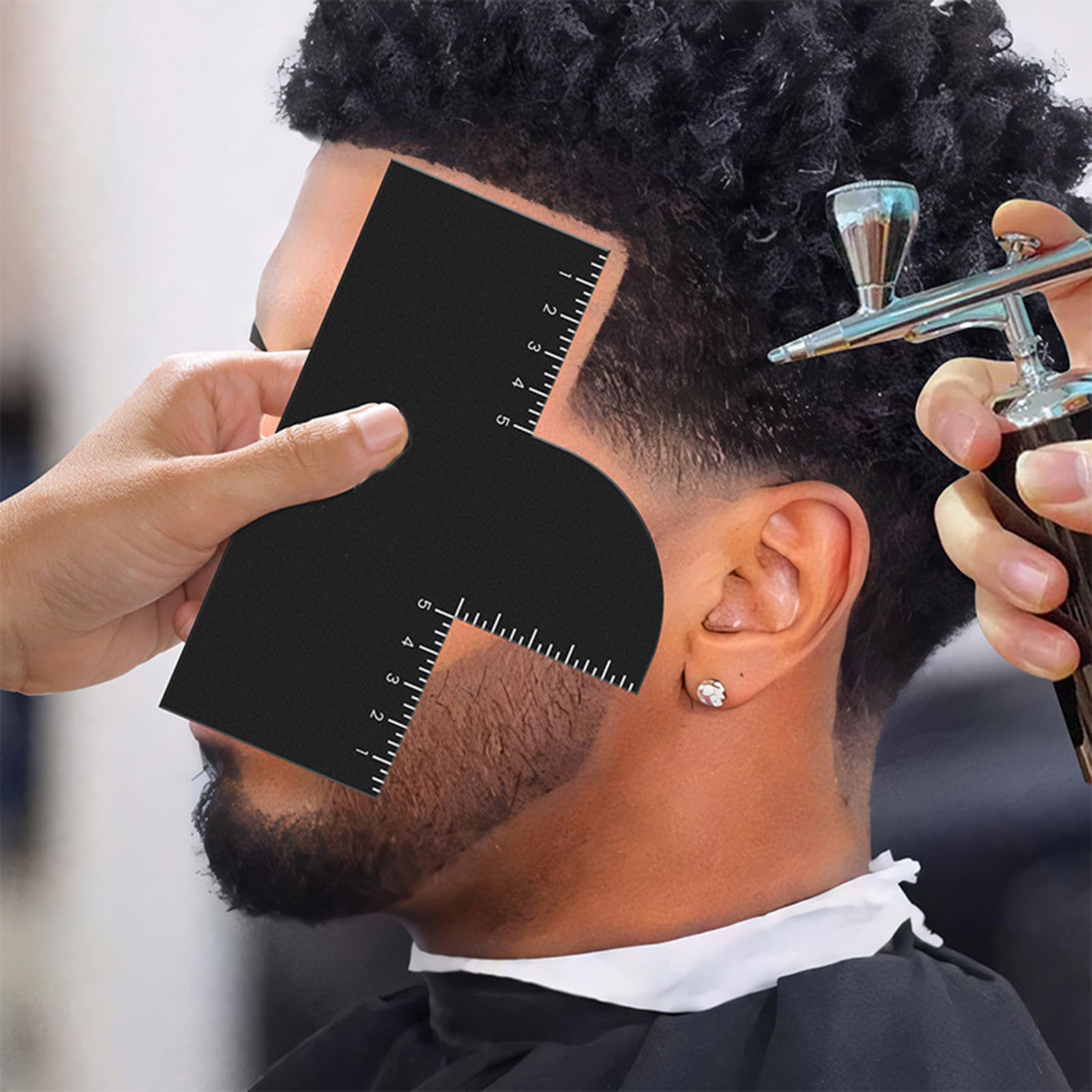Men Accessories Guide - Lot de 2 gabarits de coiffure