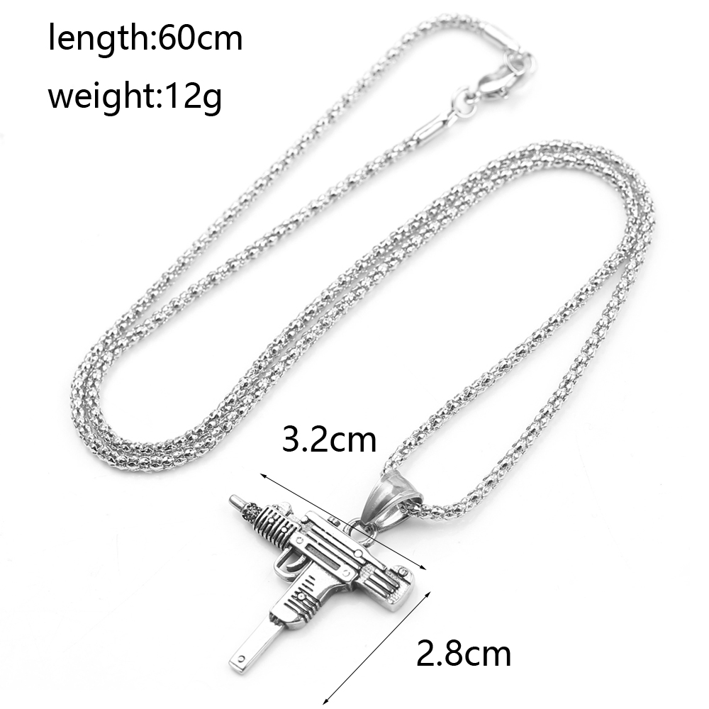 Pendentif Collier Pistolet Mit - Men Accessories Jewelry avis et prix