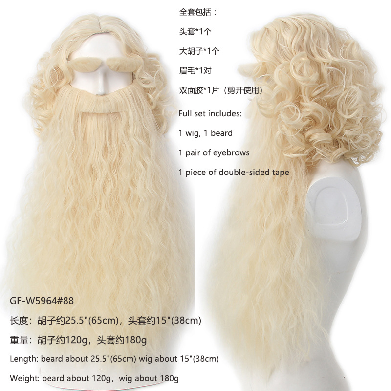 Perruque de cheveux de noël po - Men Accessories Style avis et prix
