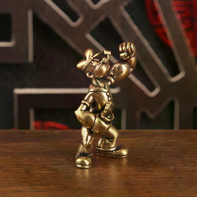 Statue en laiton de Popeye le  - Men'S Accessories Office avis et prix