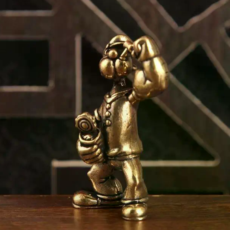 Statue en laiton de Popeye le  - Men'S Accessories Office avis et prix
