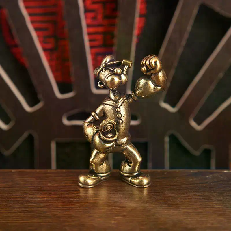 Statue en laiton de Popeye le  - Men'S Accessories Office avis et prix