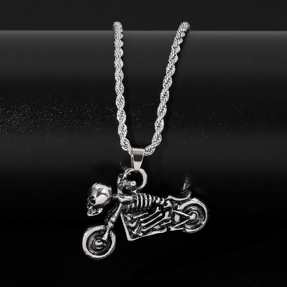 Collier Rétro Hip Hop Squelett - Men Accessories Style avis et prix