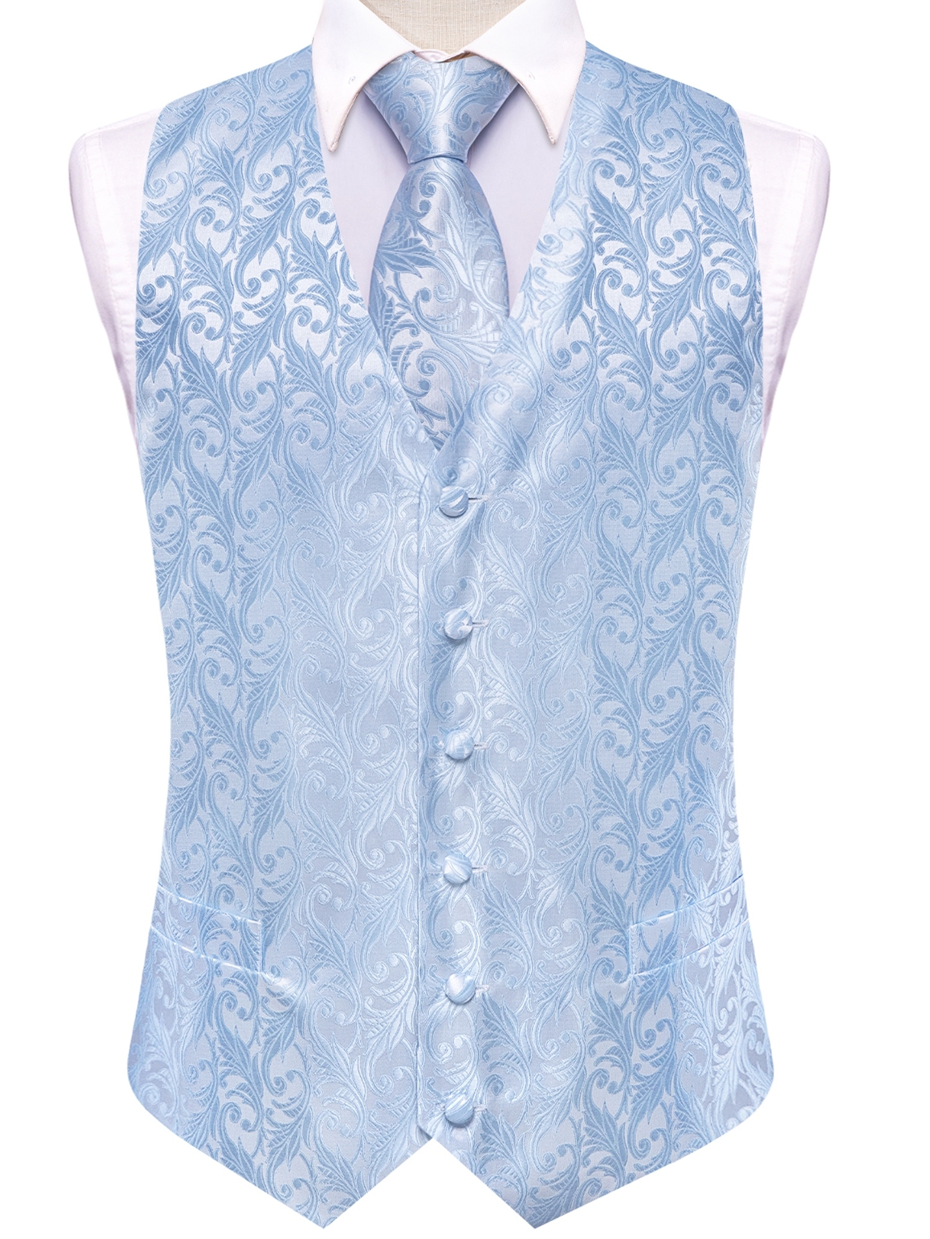 Ensemble 3 pièces bleu clair j - Men'S Accessories Office avis et prix