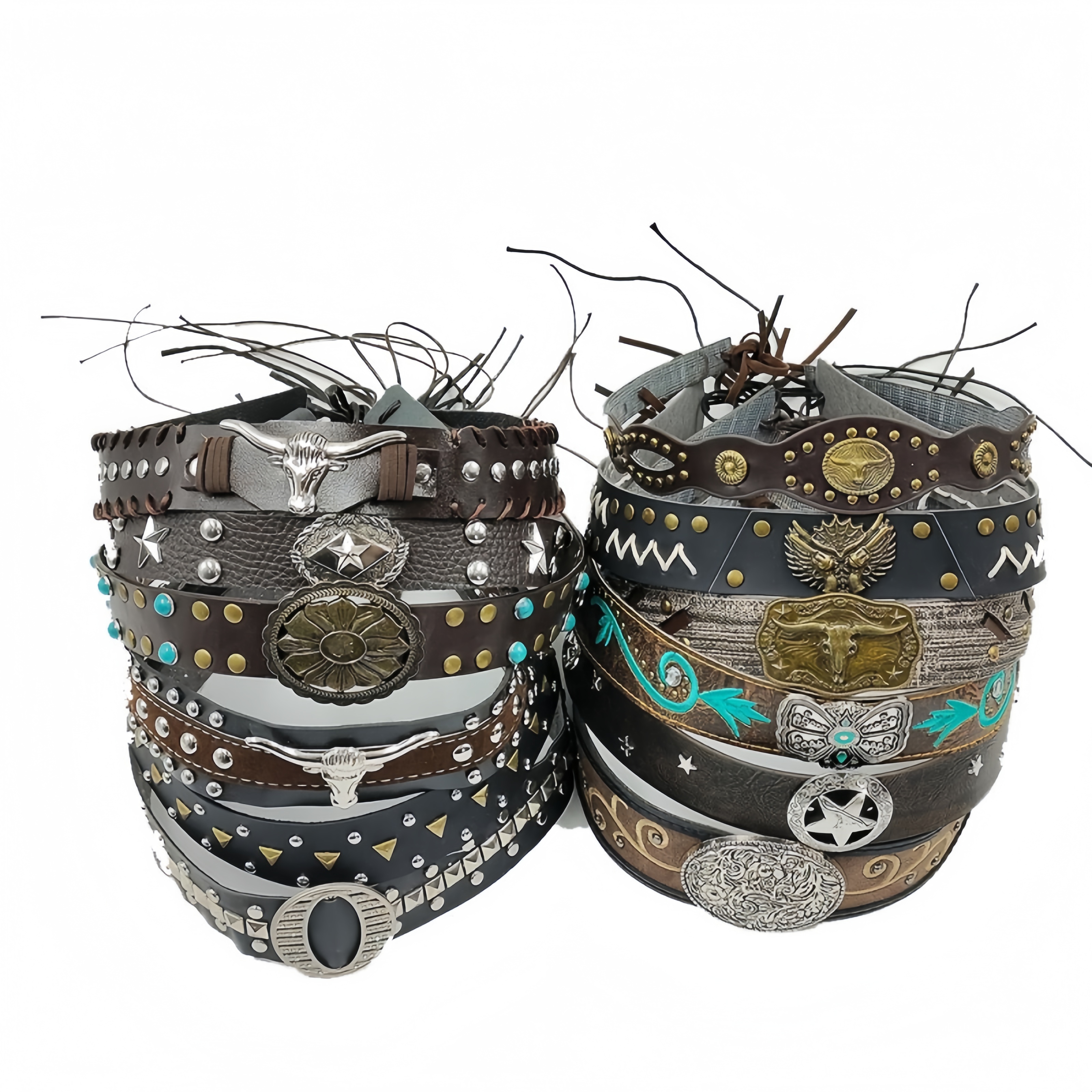 Accessoires de chapeau en cuir - Men Accessories Ethnic avis et prix