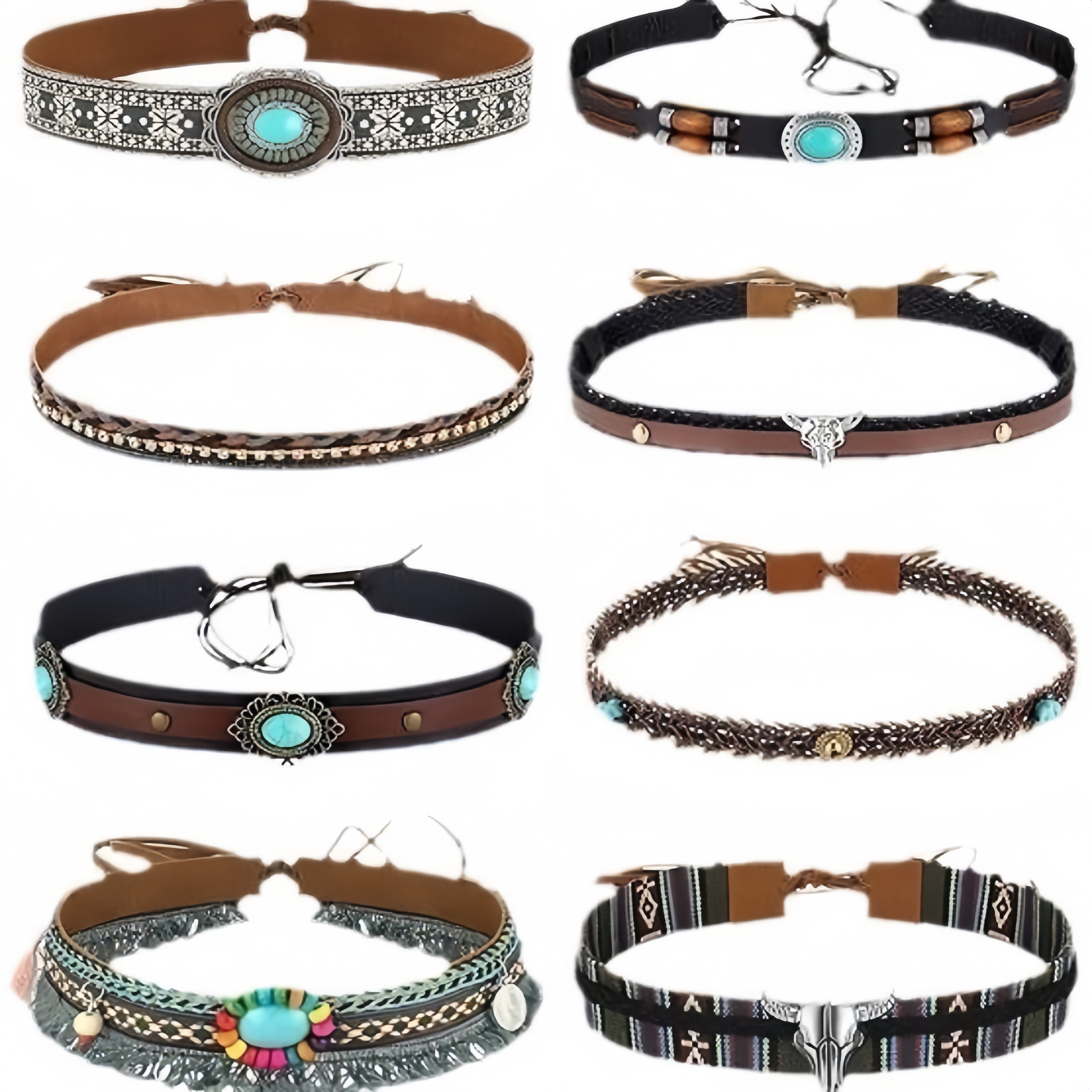 Accessoires de chapeau en cuir - Men Accessories Ethnic avis et prix