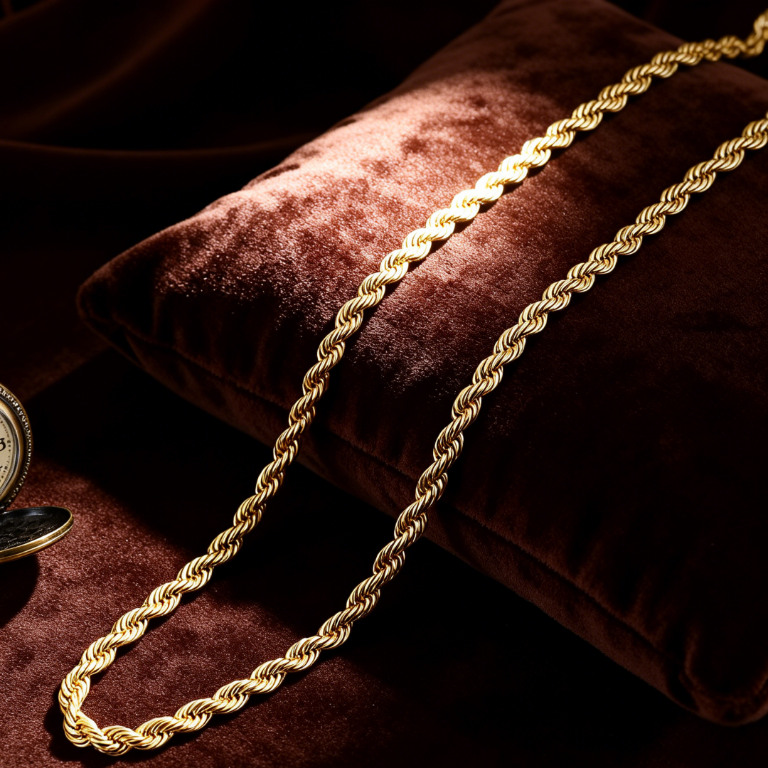Magnifique collier en or 18 ca - Men'S Accessories Office avis et prix