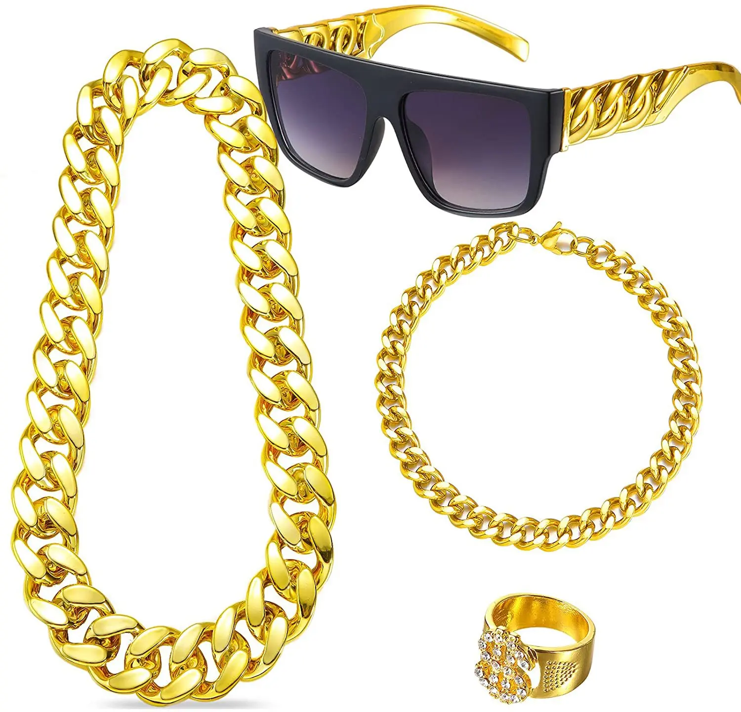 Kit de Costumes Hip Hop Années - Men'S Accessories In The 90S avis et prix