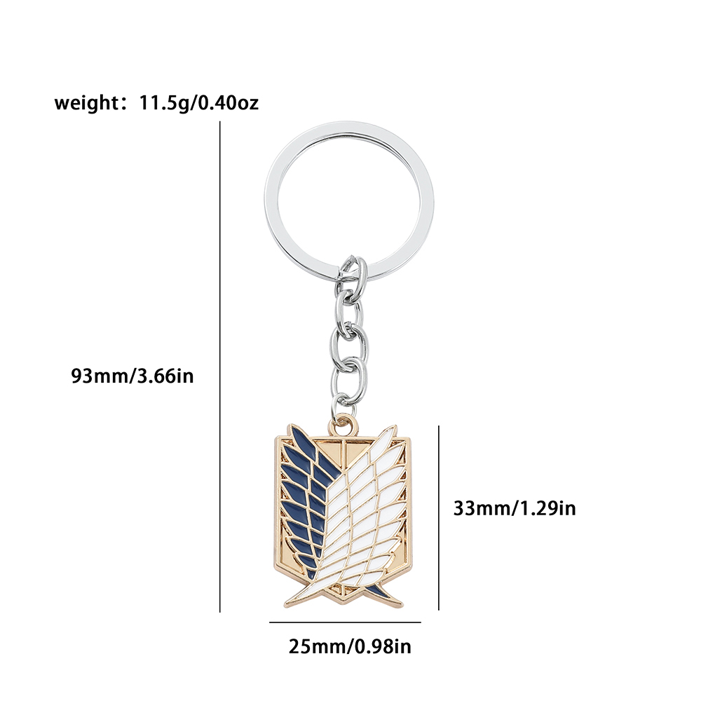Badge en émail Anime Attack on - Men Accessories Jewelry avis et prix