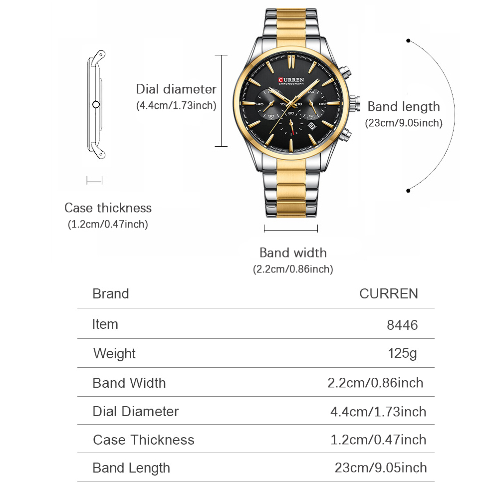 CURREN Casual Quartz Chrono Sp - Men Accessories Jewelry avis et prix