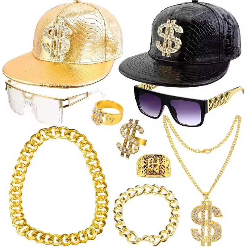 Kit de Costume Hip Hop des ann - Men'S Accessories In The 90S avis et prix