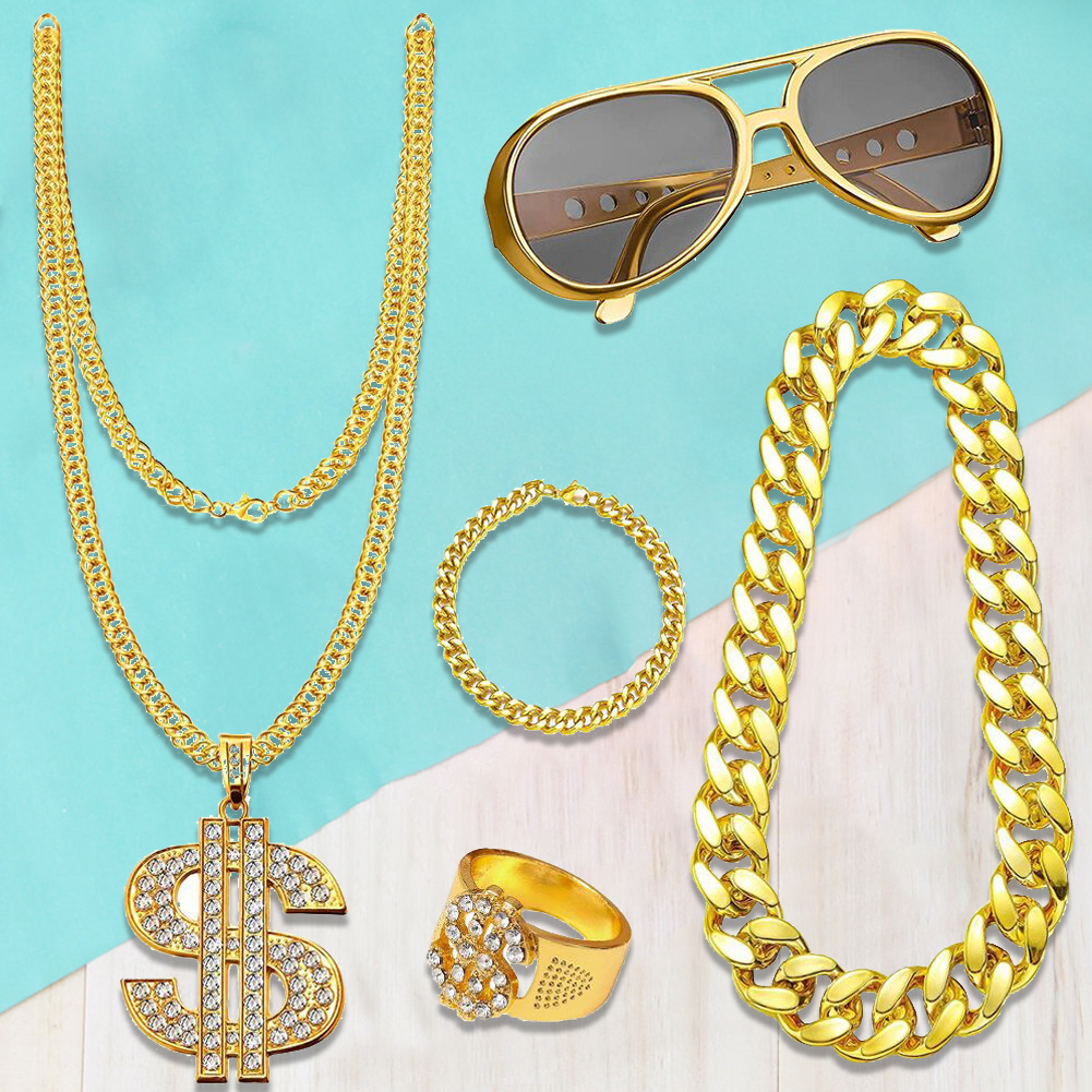 Kit de Costume Hip Hop des ann - Men'S Accessories In The 90S avis et prix