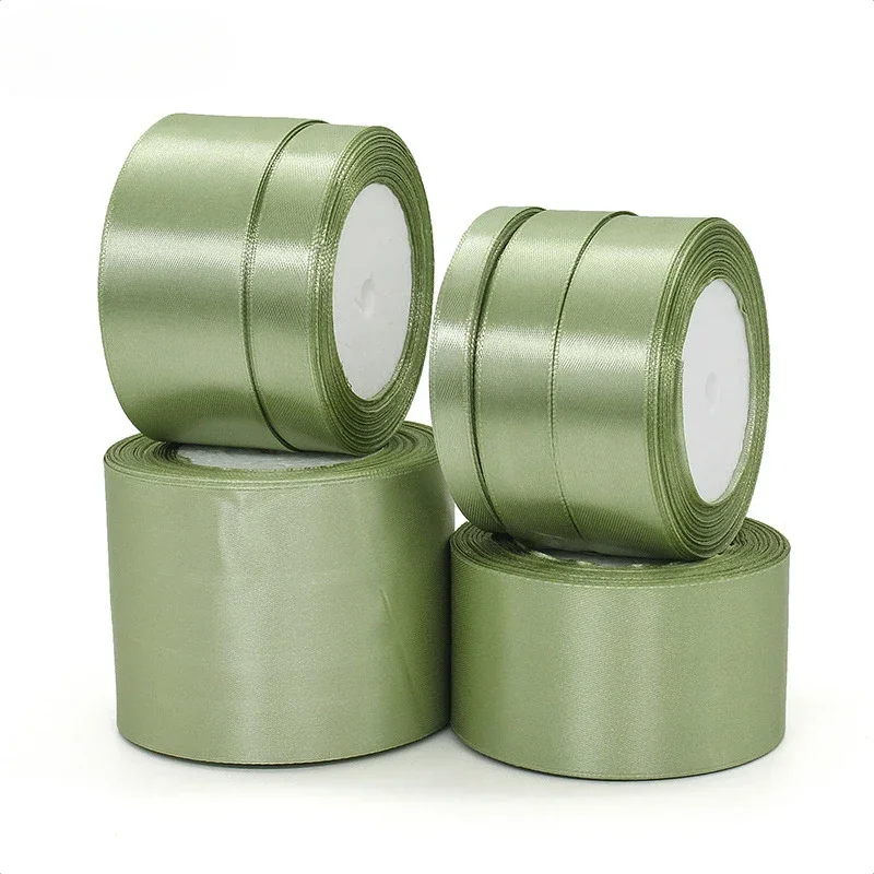 Ruban vert sauge de 25 mètres, - Men Accessories Bouquet avis et prix