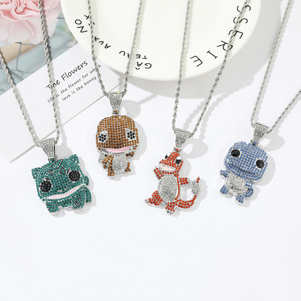 Collier Squirtle serti de diam - Men Accessories Jewelry avis et prix