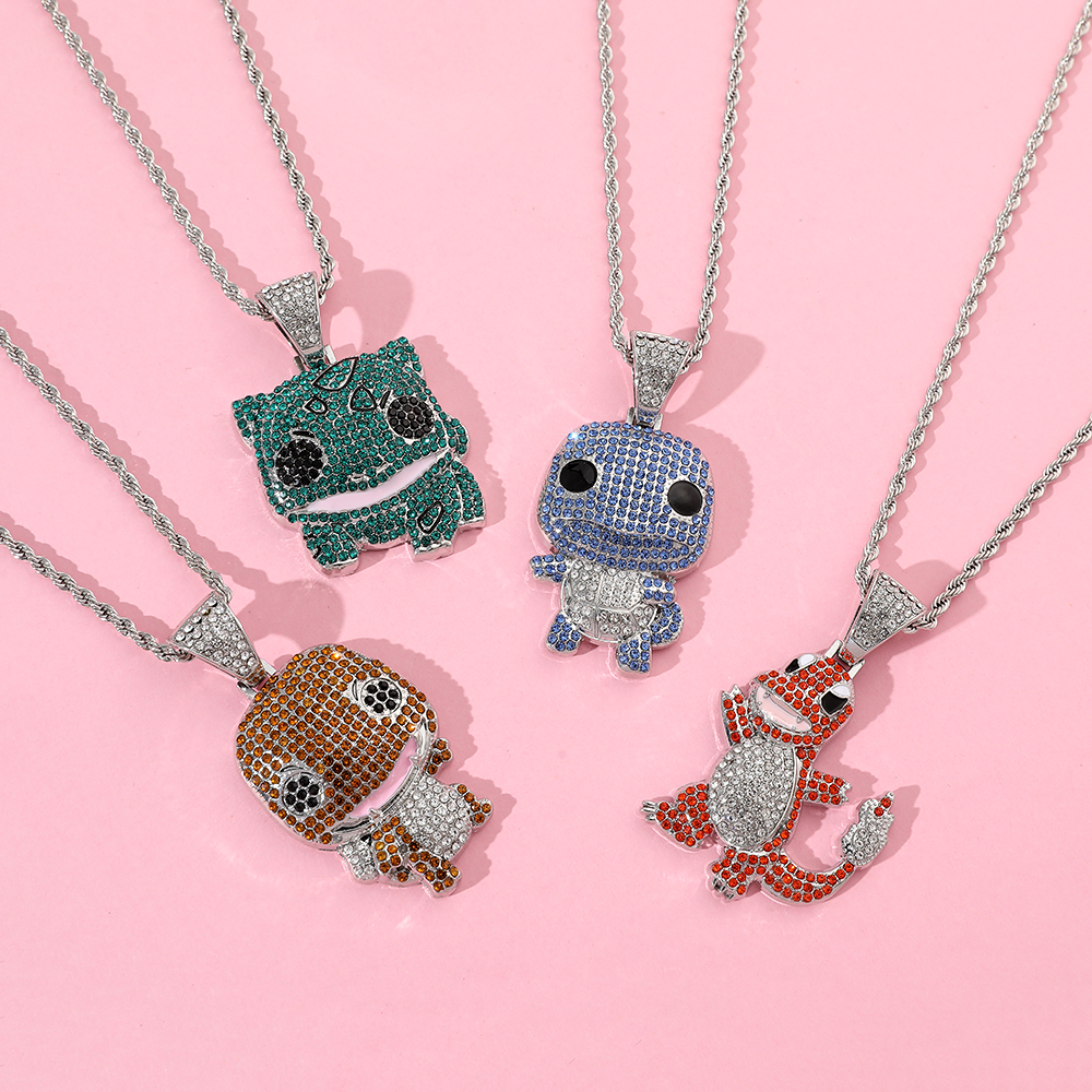 Collier Squirtle serti de diam - Men Accessories Jewelry avis et prix
