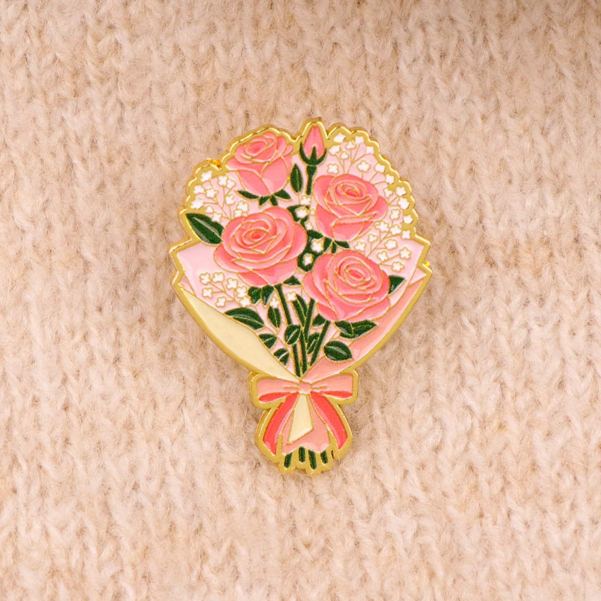 Broches florales romantiques e - Men Accessories Bouquet avis et prix