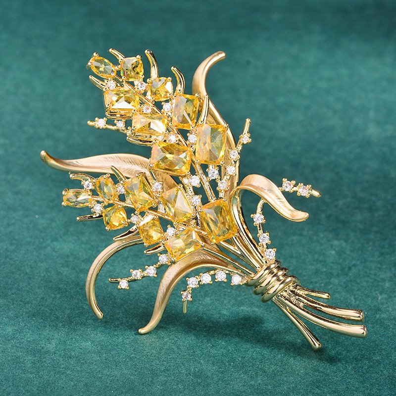Broches de mode en zircon moti - Men Accessories Bouquet avis et prix