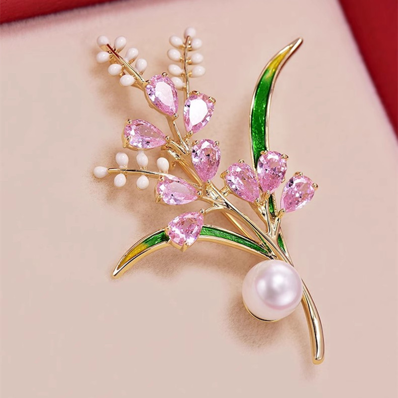 Broches de mode en zircon moti - Men Accessories Bouquet avis et prix